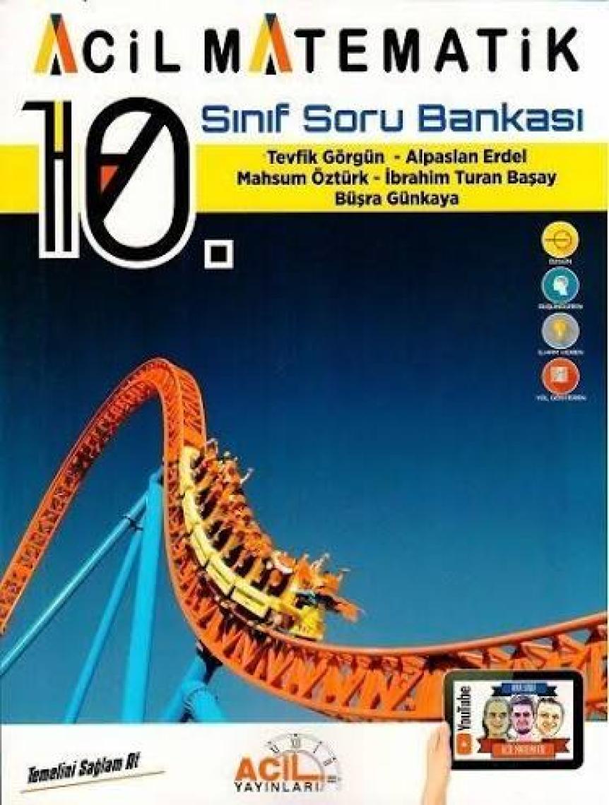 Acil Yayınları 10. Sınıf Matematik 6'lı Fasikül Set