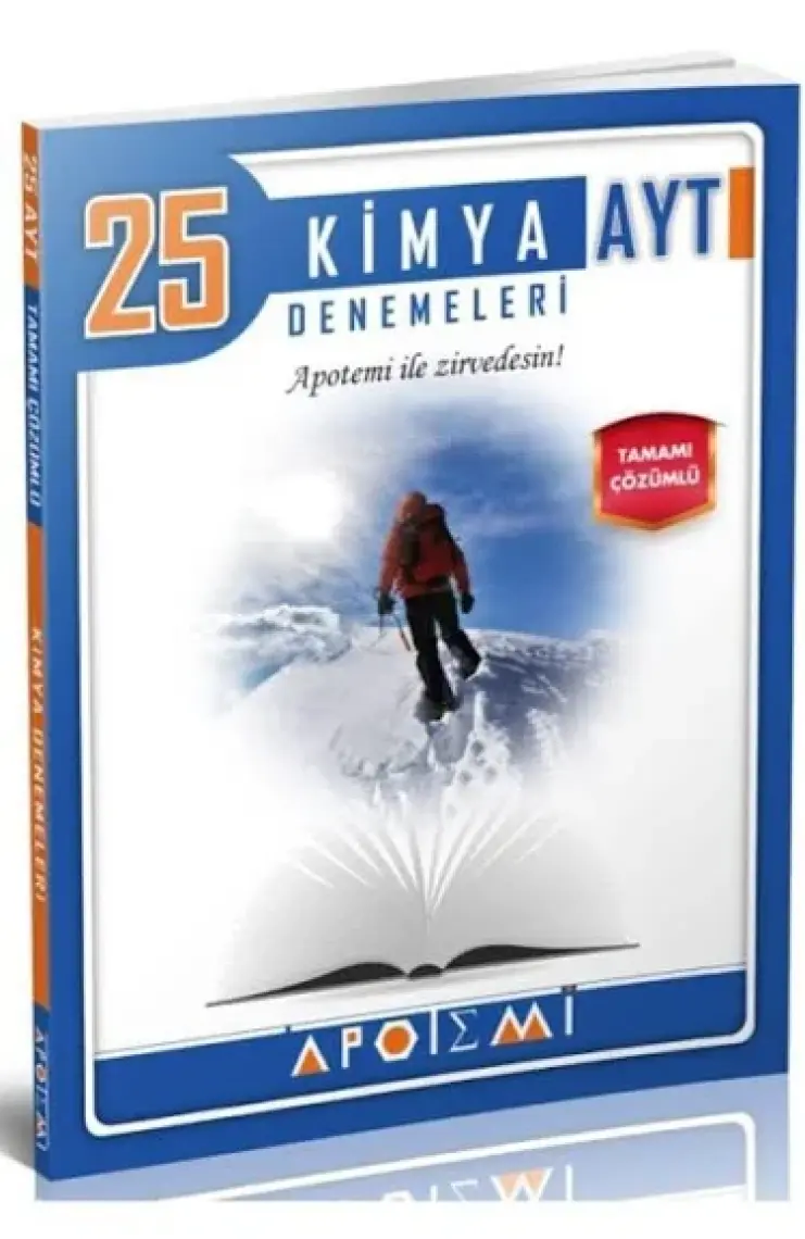 Apotemi Ayt Kimya Tamamı Çözümlü 25 Li Denemeleri Yeni 2021