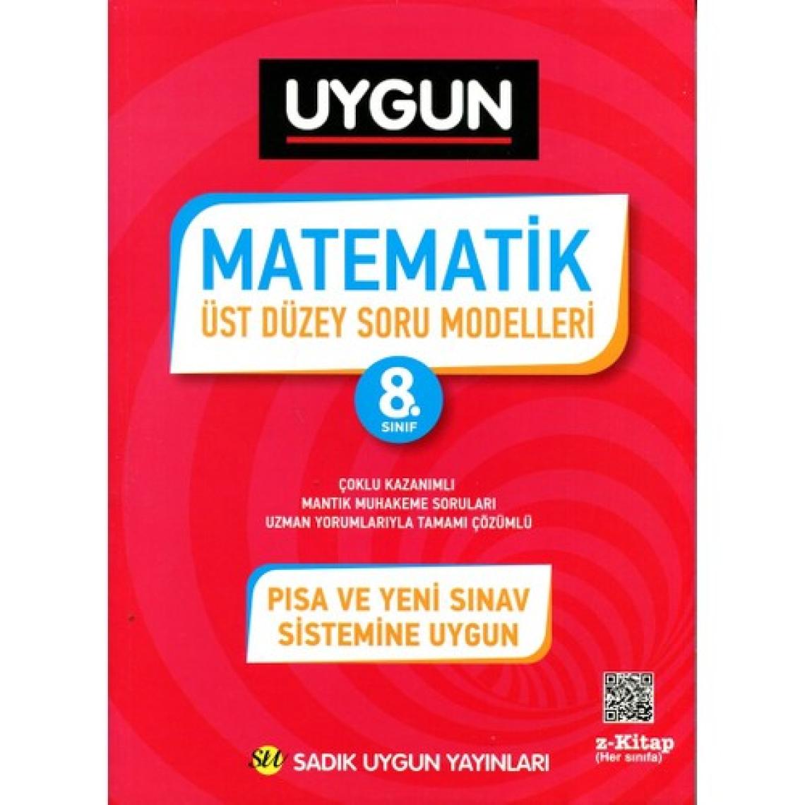 Sadık Uygun Yayınları 8. Sınıf Matematik Üst Düzey Soru Modelleri