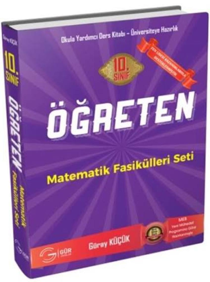 Gür Yayınları 10.Sınıf Öğreten Matematik Seti  - 2019