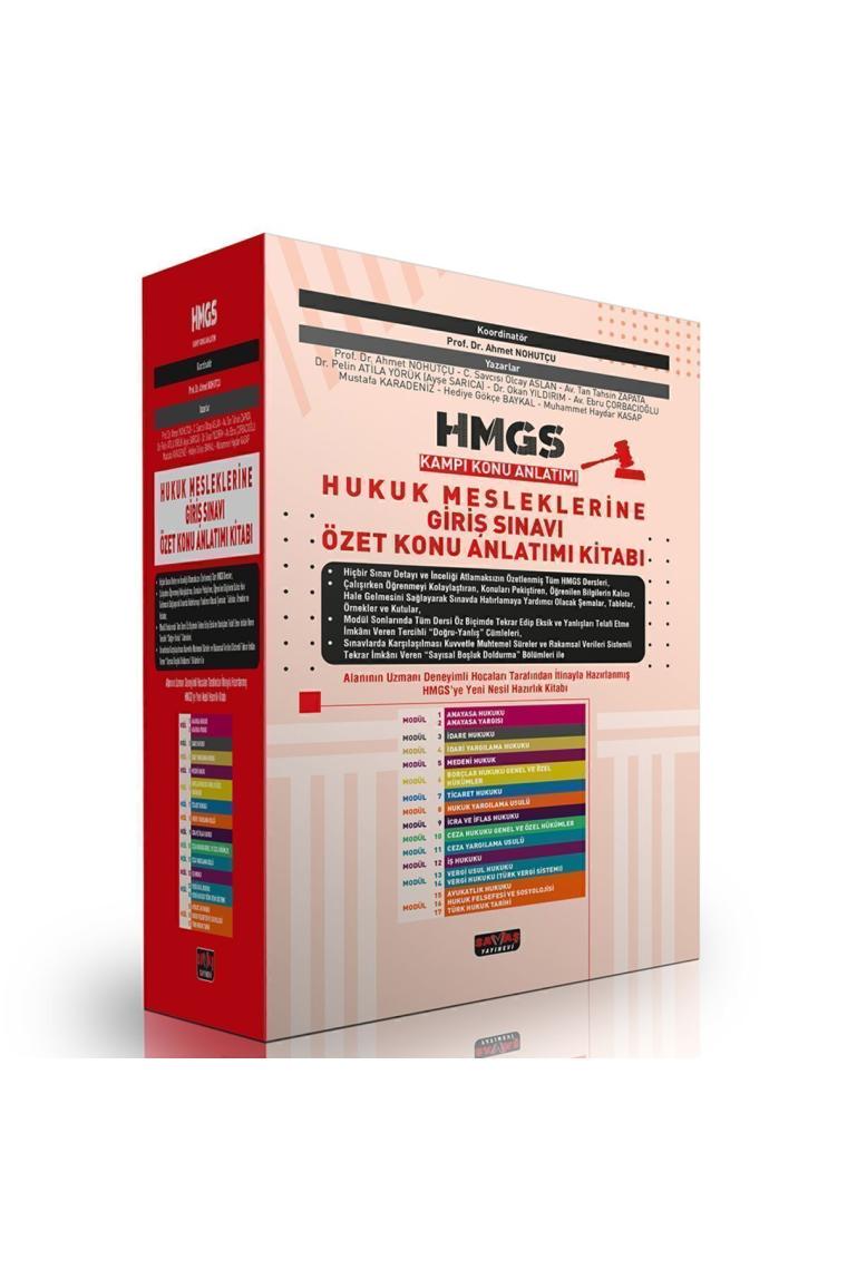 HMGS Kampı Hukuk Mesleklerine Giriş Sınavı Özet Konu Anlatım Kitabı Savaş Yayınları 2024