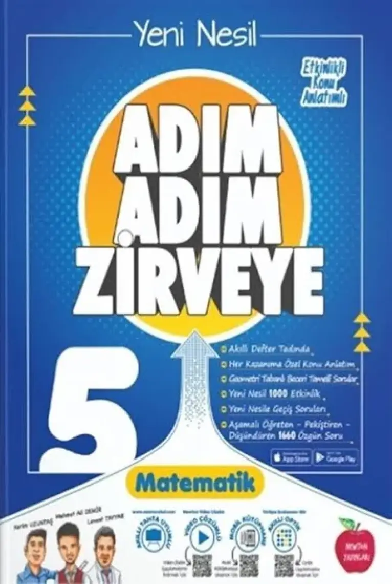 Newton Yayınları 5. Sınıf Matematik Adım Adım Zirveye Soru Bankası (Ciltli)