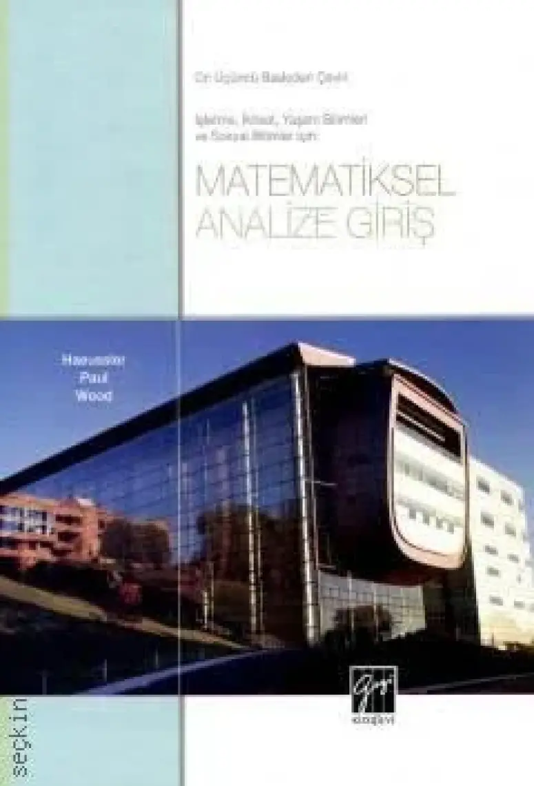 Gazi Kitabevi Matematiksel Analize Giriş