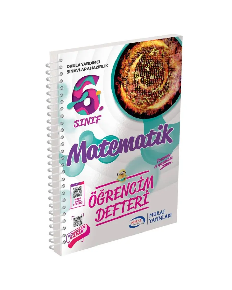Murat Yayınları 6.Sınıf Matematik Öğrencim Defteri