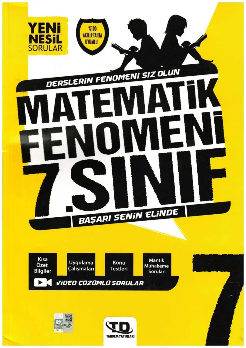 Tandem Yayınları Matematik Fenomeni 7. Sınıf