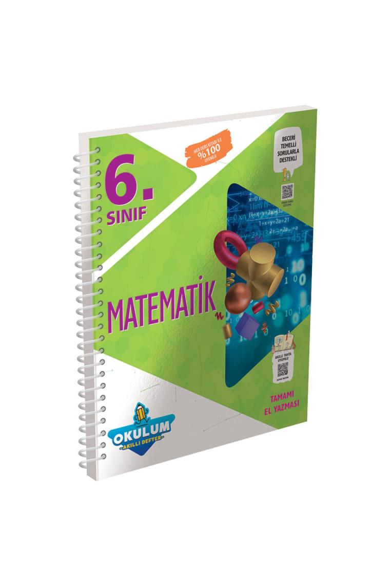 Murat Yayınları 6.Sınıf Matematik Okulum Akıllı Defter
