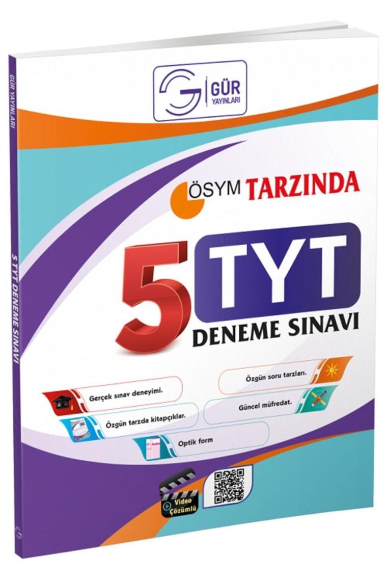Gür Yks Tyt Tüm Dersler 5 Deneme