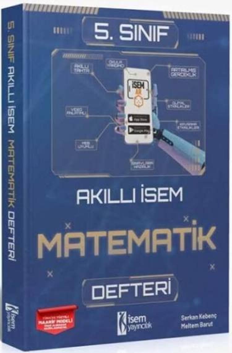 İSEM Yayıncılık 5. Sınıf Akıllı Matematik Defteri