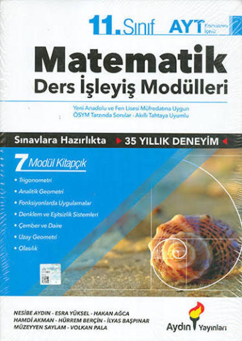 Aydın Yayınları 11. Sınıf Matematik Ders İşleyiş Fasikülleri - 7 Modül Kitapçık