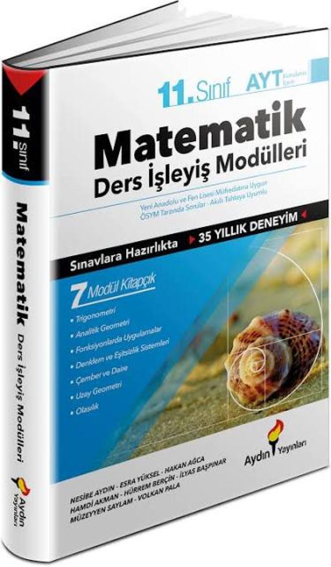 Aydın Yayınları 11. Sınıf Matematik Ders İşleyiş Fasikülleri - 7 Modül Kitapçık