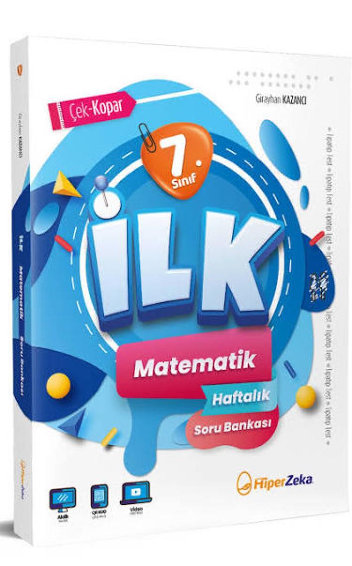 Hiper Zeka Yayınları 7. Sınıf İlk Matematik Haftalık Soru Bankası