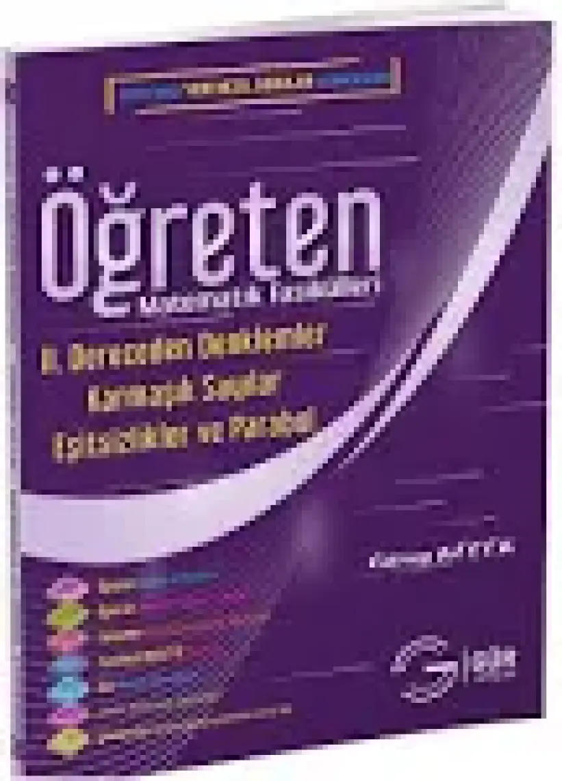 Gür Yayınları Öğreten Matematik Fasikülleri II.Dereceden Denklemler Eşitsizlikler ve Fonksiyonlar (Parabol)