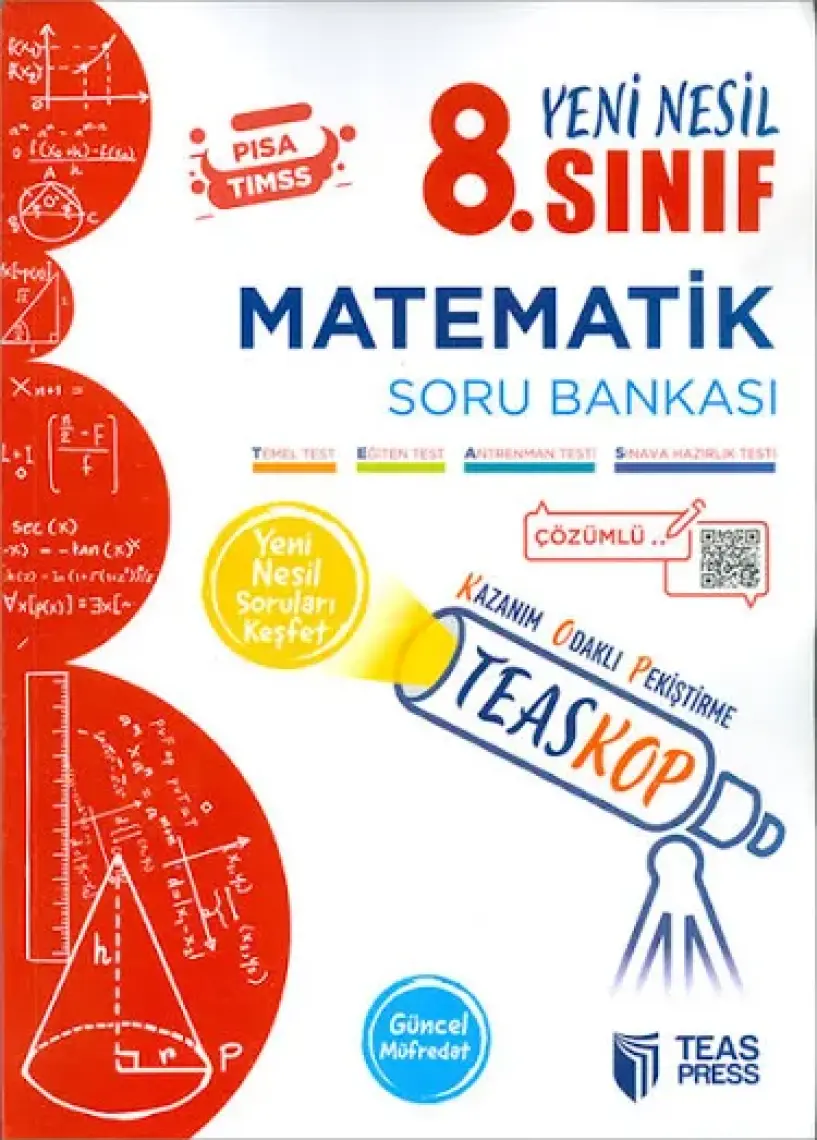 Teas Press Yayınları 8. Sınıf Teaskop Matematik Soru Bankası