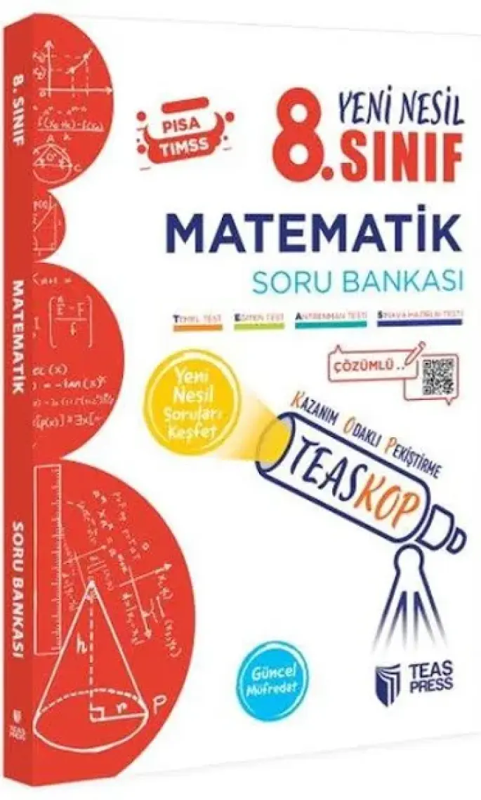 Teas Press Yayınları 8. Sınıf Teaskop Matematik Soru Bankası