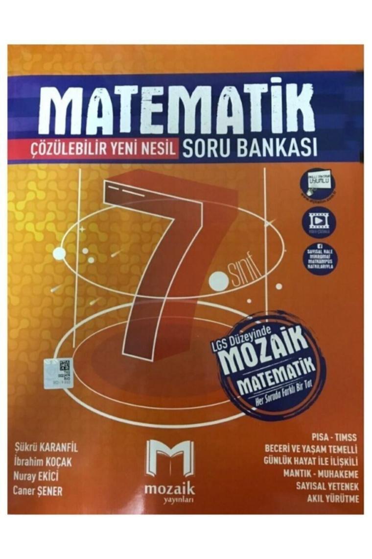 7. Sınıf Matematik Çözülebilir Yeni Nesil Soru Bankası