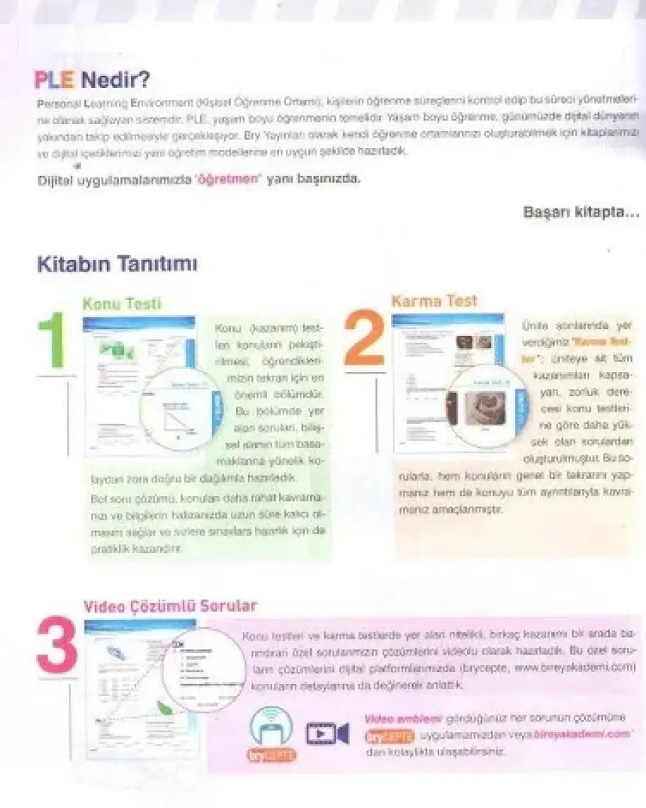 Bry Birey Eğitim Yayınları PLE 10. Sınıf Matematik Soru Bankası
