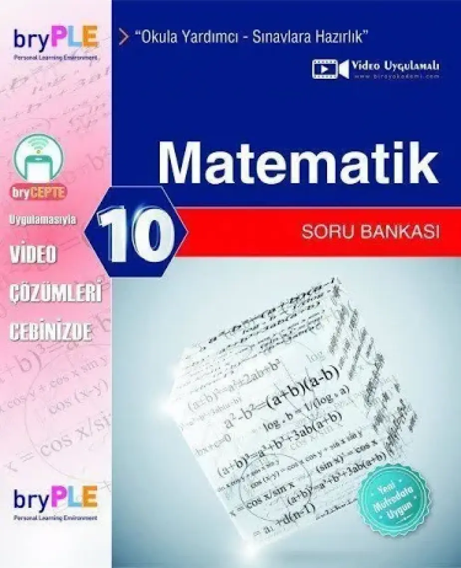 Bry Birey Eğitim Yayınları PLE 10. Sınıf Matematik Soru Bankası