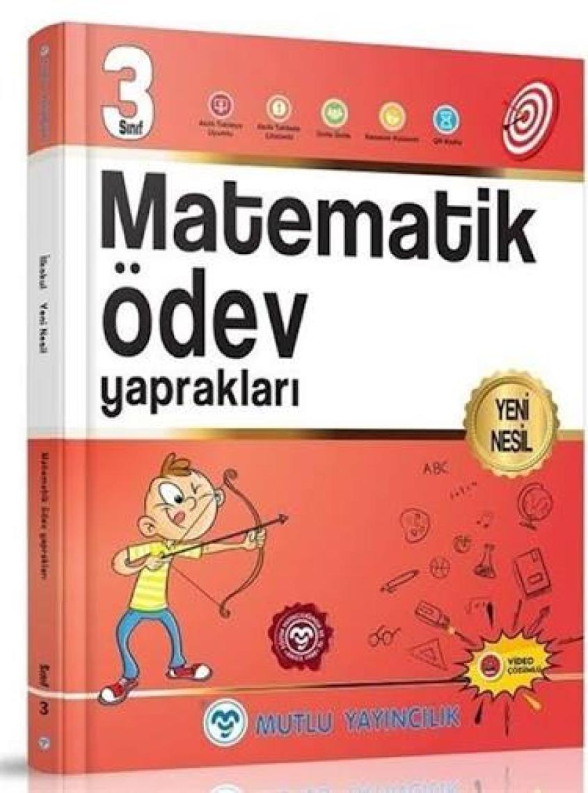 Mutlu Yayıncılık 3. Sınıf Matematik Ödev Yaprakları