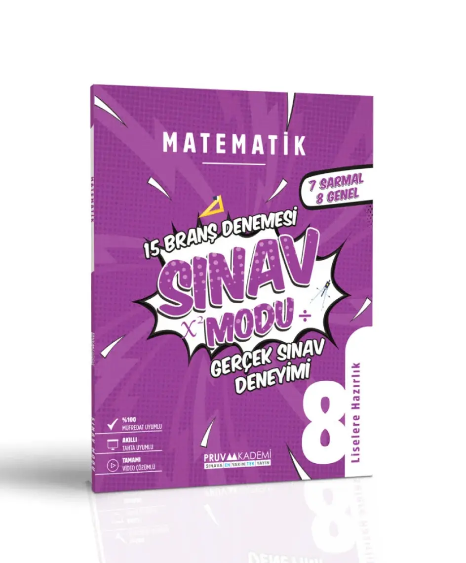 Pruva Akademi LGS Matematik 15 Branş Denemesi