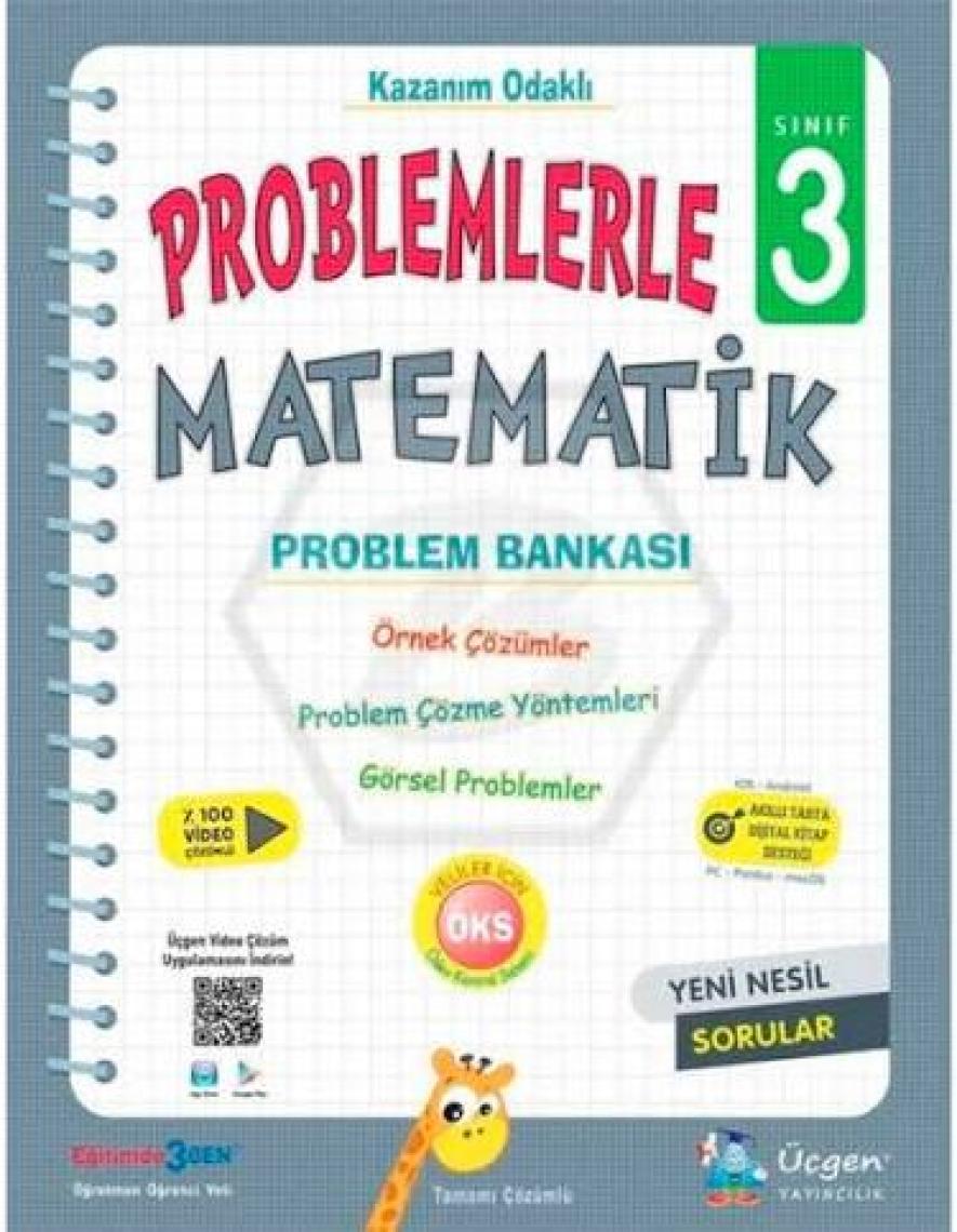 Üçgen Yayıncılık 3. Sınıf Problemlerle Matematik Problem Bankası