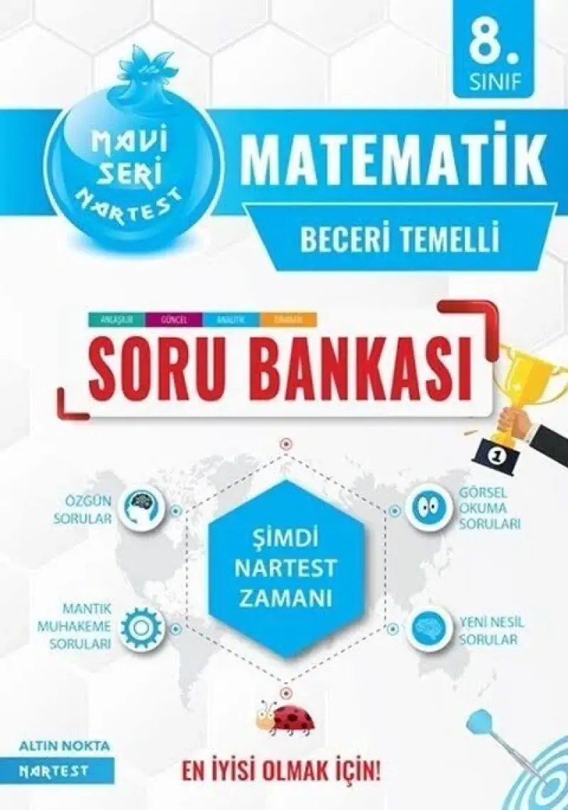 Nartest Yayınevi 8. Sınıf Power Up Matematik Soru Bankası