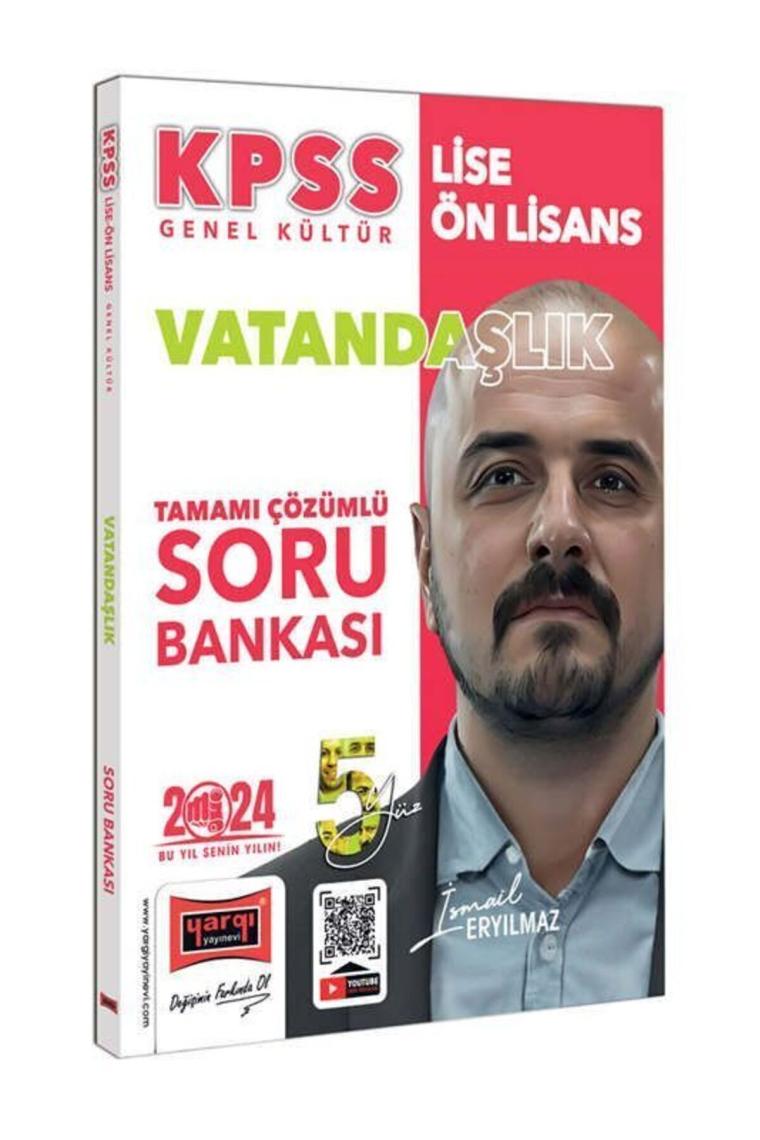 Yargı 2024 Kpss Lise Ön Lisans 5yüz Vatandaşlık Tamamı Çözümlü Soru Bankası