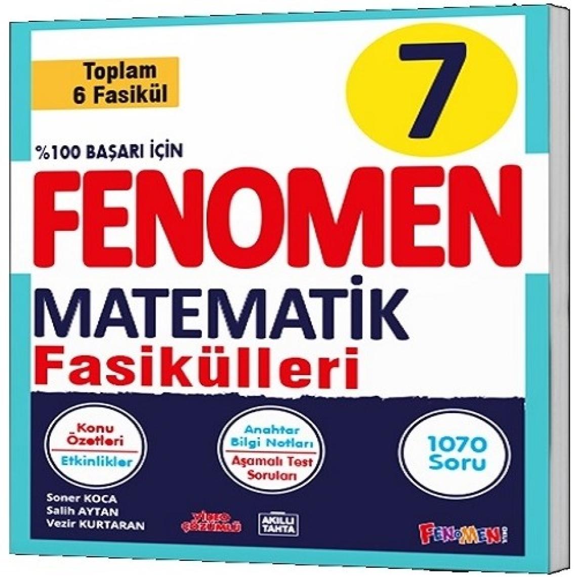 Fenomen Okul 7. Sınıf Matematik 1 - 2 - 3 - 4 - 5 - 6 Fasikül Seti