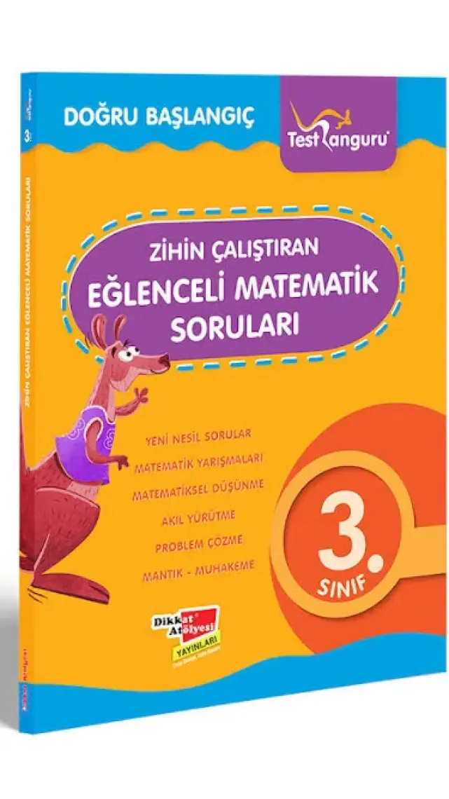 3.Sınıf Zihin Çalıştıran Eğlenceli Kanguru Matematik Soruları