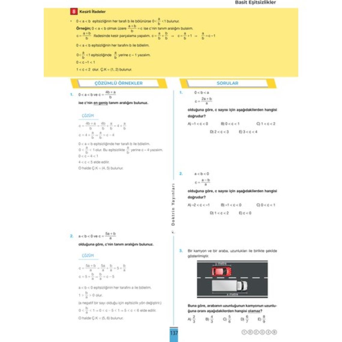 Doktrin Yayınları TYT Sıfırdan Sonsuza Matematik Konu Özetli Soru Bankası