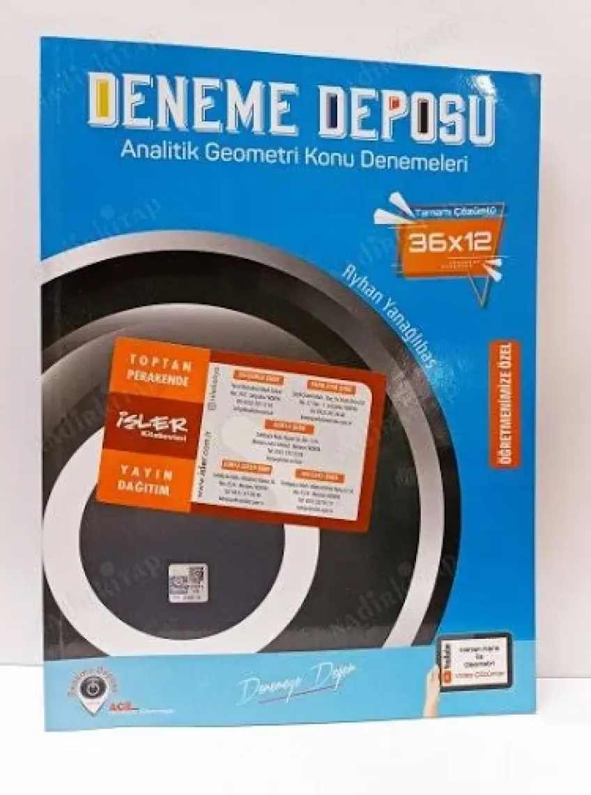 Deneme Deposu Ayt Analitik Geometri Konu Denemeleri 2024-2025