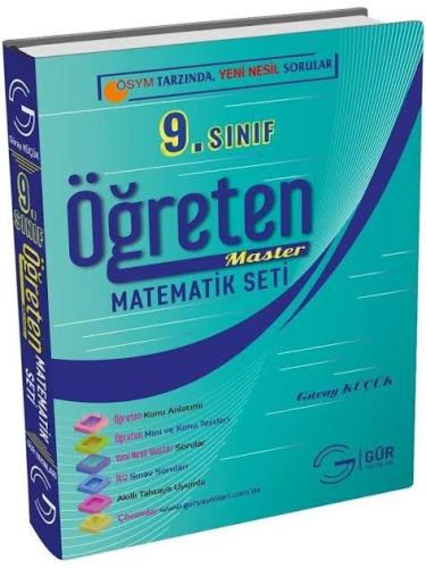 Gür Yayınları 9.Sınıf Öğreten Master Matematik Seti