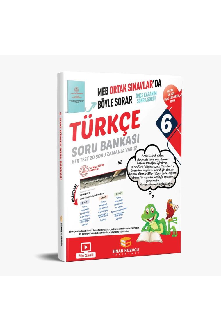 6. Sınıf Türkçe Soru Bankası ( Meb Müfredatına Göre Hazırlanmıştır )