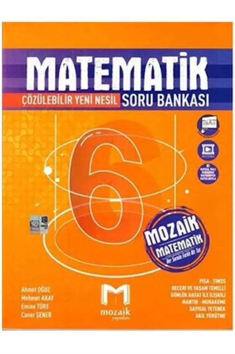 Mozaik Yayınları 6. Sınıf Matematik Soru Bankası