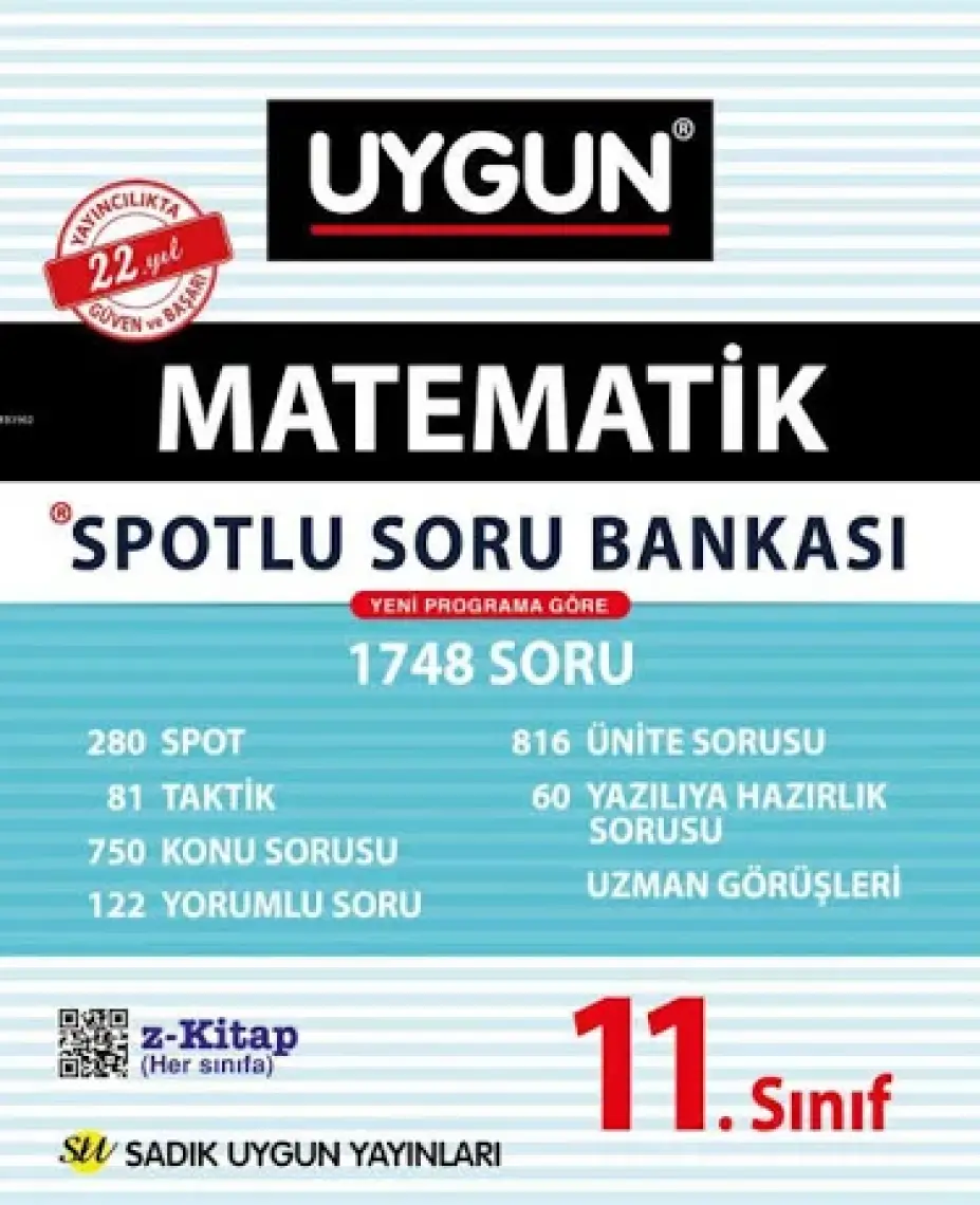 Sadık Uygun Yayınları Matematik Spotlu Soru Bankası 11. Sınıf