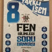 İsem Yayıncılık 8. Sınıf Fen Bilimleri Farklı Isem Soru Bankası