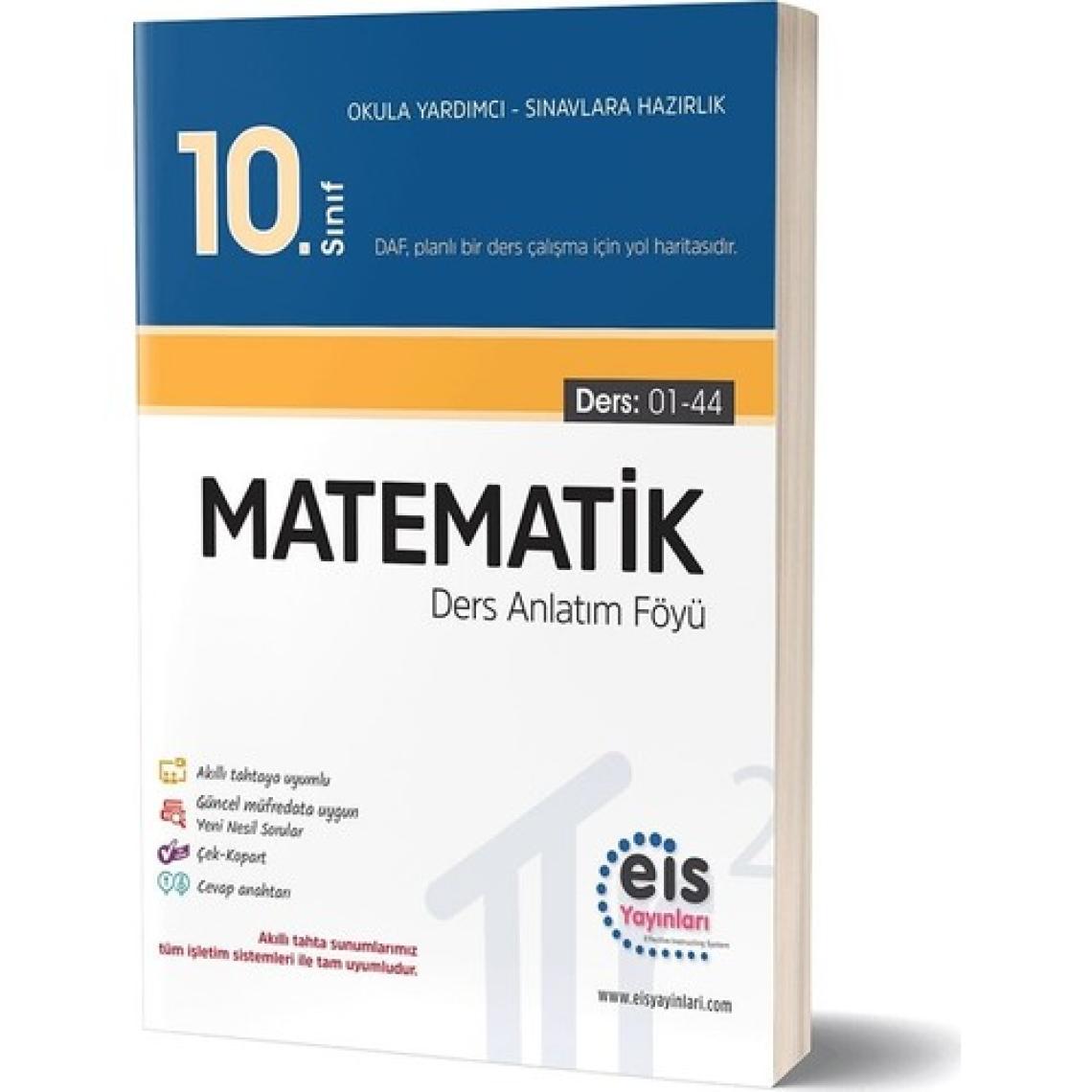 Eis Yayınları  10. Sınıf Matematik Daf