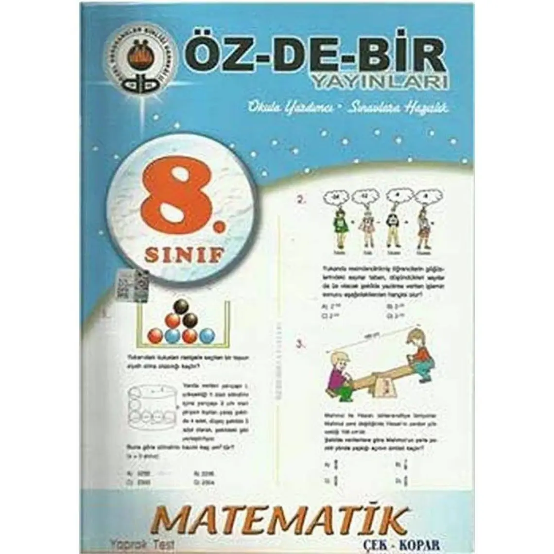 Özdebir Yayınları 8.Sınıf Matematik Çek Kopar Yaprak Test