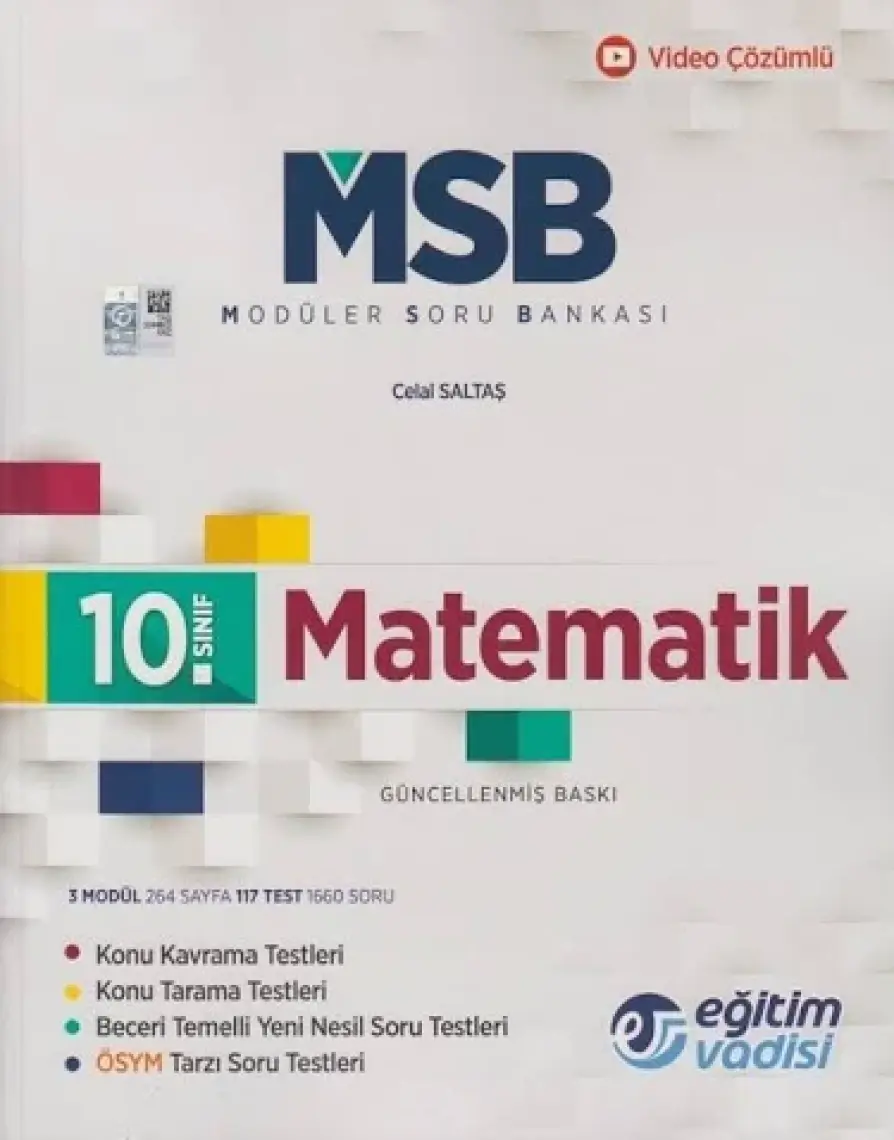 Eğitim Vadisi Yayınları 10.Sınıf Matematik Modüler Soru Bankası