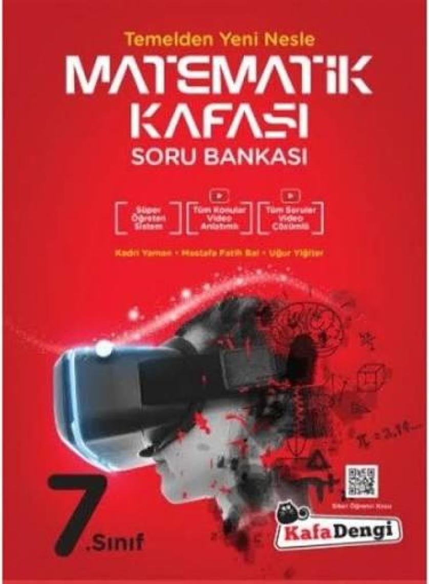 Kafa Dengi Yayınları 7.Sınıf Matematik Kafası Soru Bankası (Tümü Video Çözümlü)