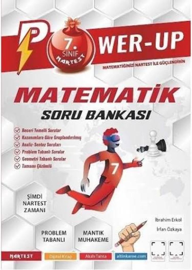 Nartest Yayınevi 7. Sınıf Power-Up Matematik Soru Bankası