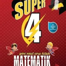 Nitelik Yayınları 4. Sınıf Yeni Nesil Süper Matematik Soru Kitabı Yeni