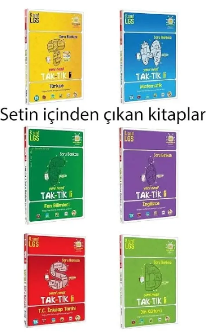 8. Sınıf Taktikli Soru Bankası Tüm Dersler Seti