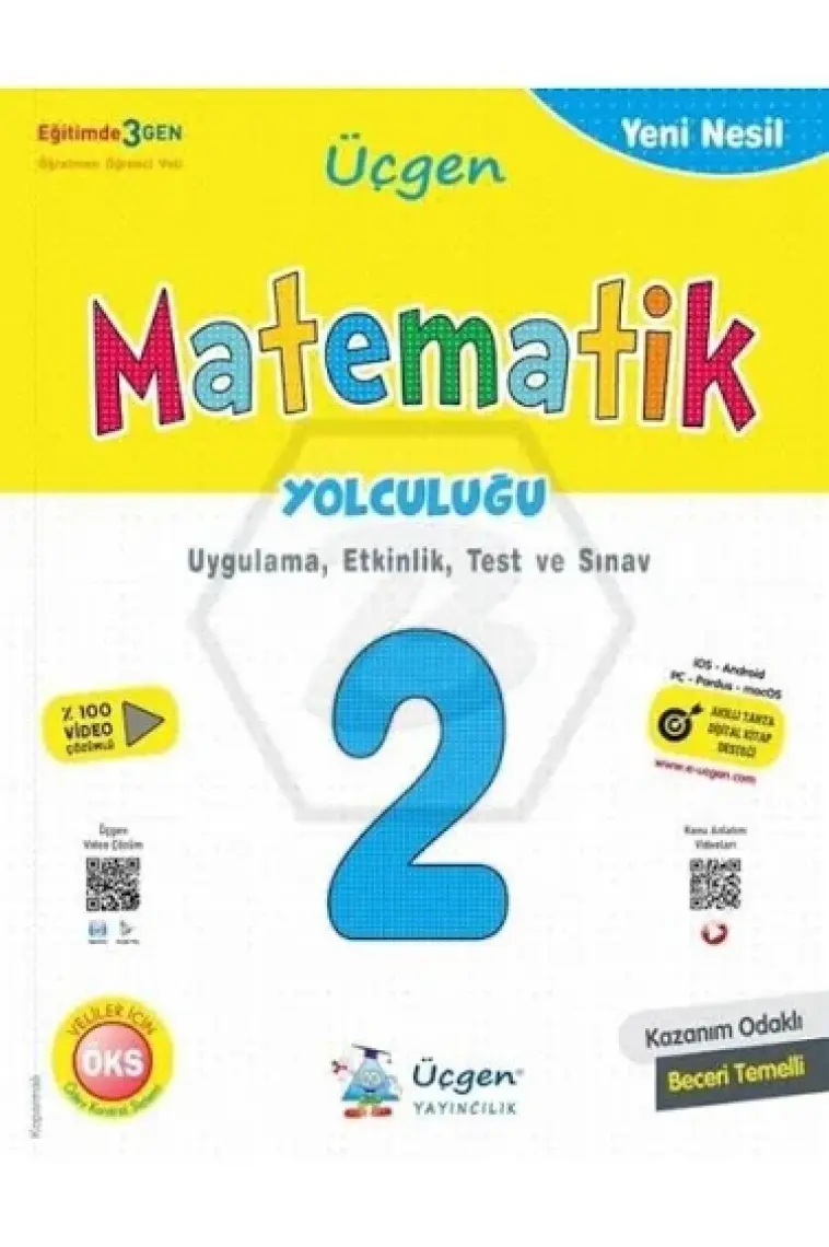 Üçgen Yayıncılık 2. Sınıf Yeni Nesil Matematik Yolculuğu (Ciltli)