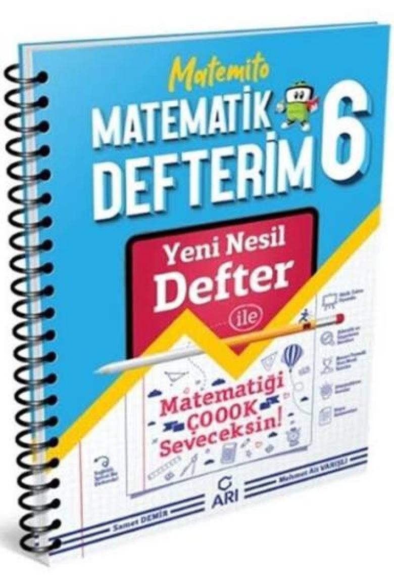 Arı Yayıncılık 6.Sınıf Matematik Matemito Defterim