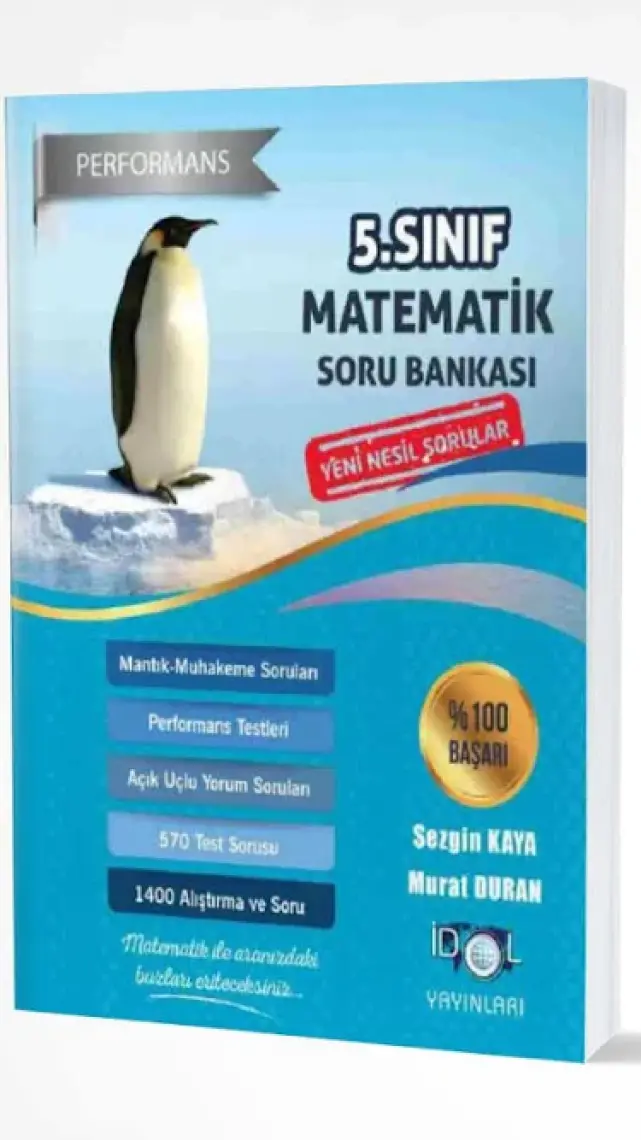 İdol Yayınları 5.Sınıf Yüksek Performans Matematik Soru Bankası