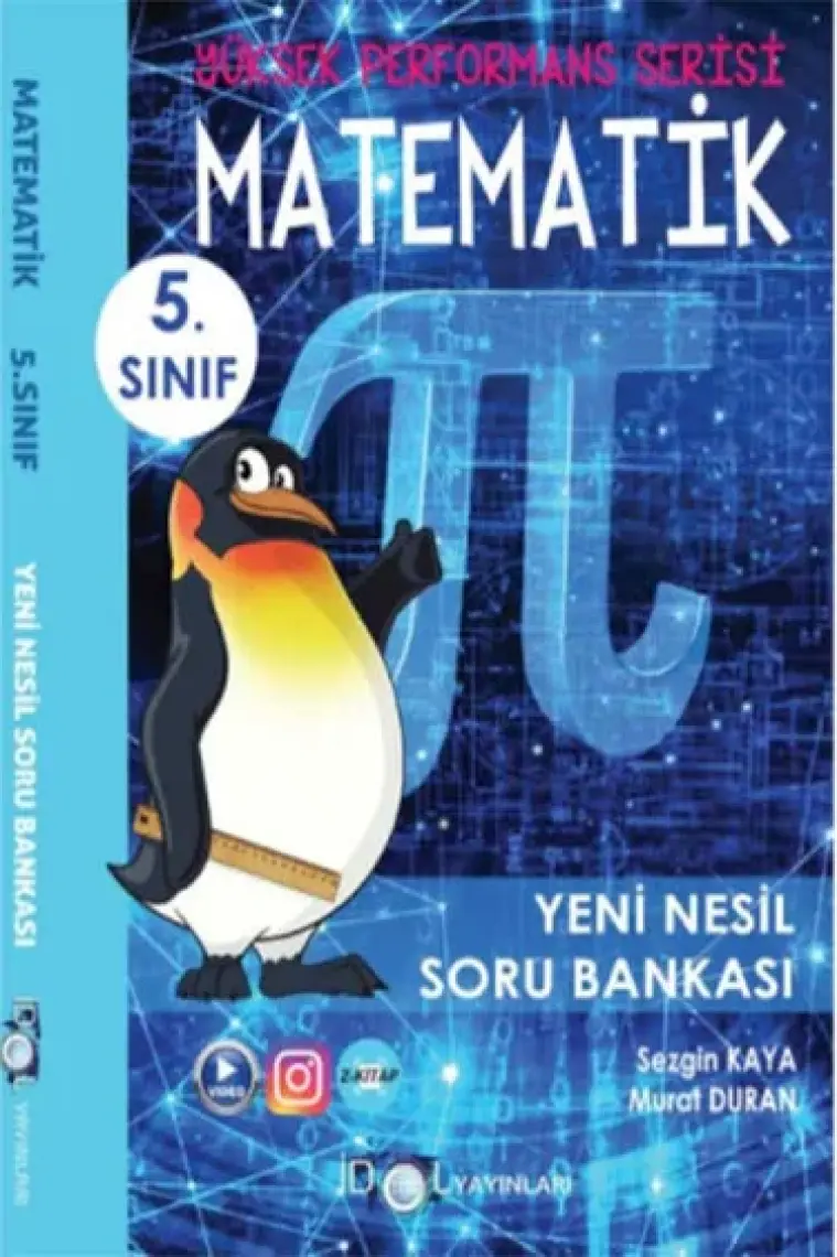 İdol Yayınları 5.Sınıf Yüksek Performans Matematik Soru Bankası