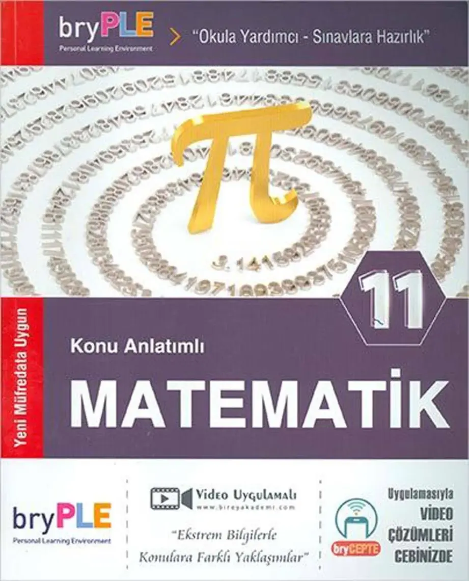 Bry Birey Eğitim Yayınları PLE 11. Sınıf Matematik Konu Anlatımlı