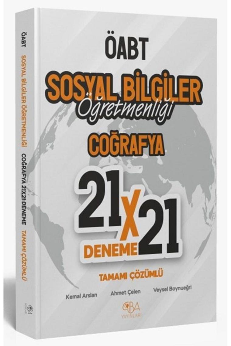 Cba Yayınları Öabt Sosyal Bilgiler Coğrafya 21x21 Deneme Çözümlü Cba Yayınları