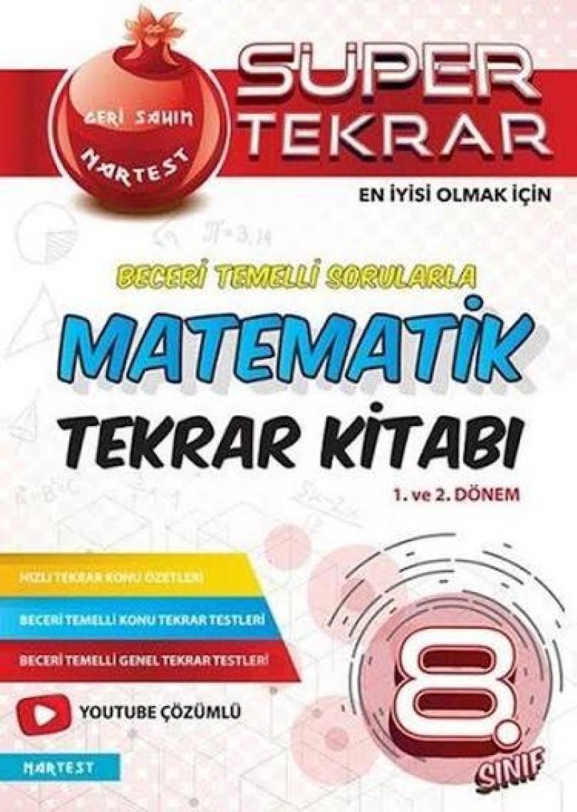 Nartest Yayınevi 8. Sınıf Matematik Süper Tekrar Kitabım