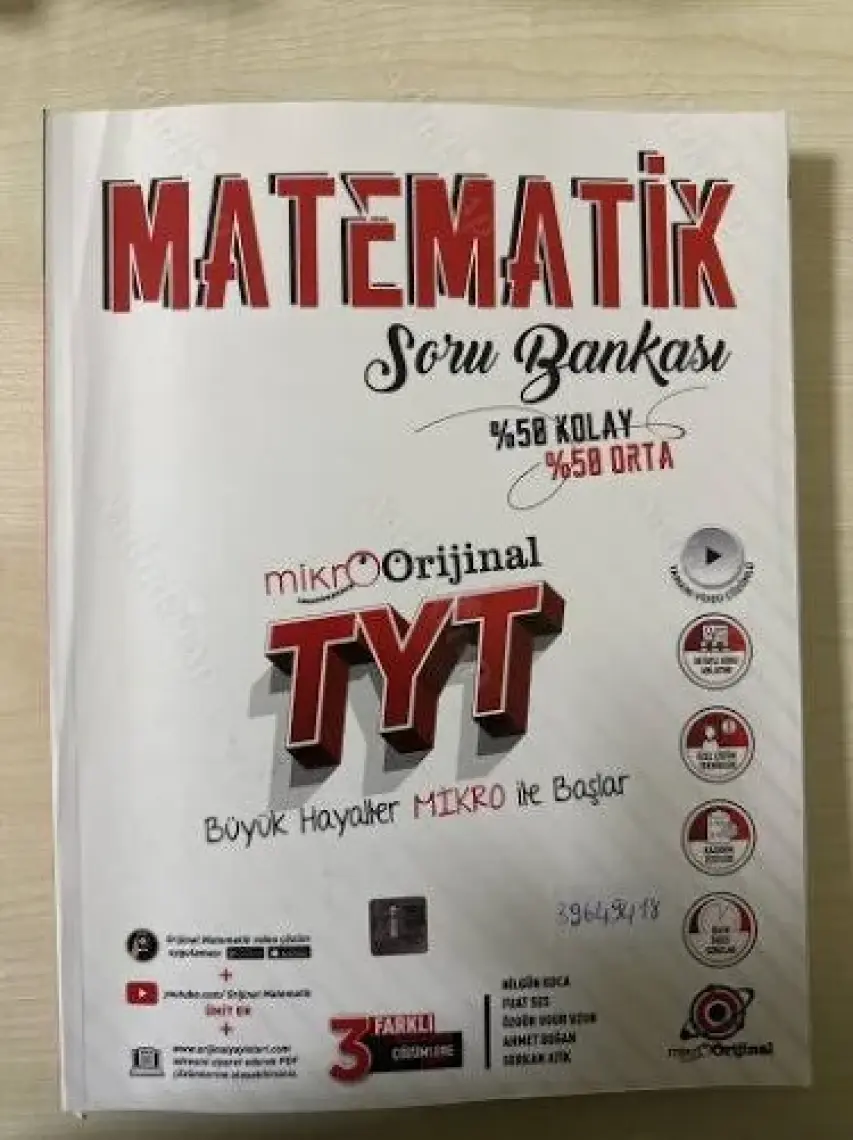Tyt Miko Orijinal Matematik Soru Bankası